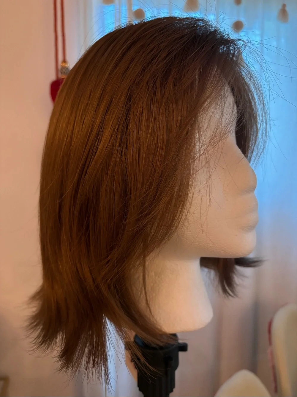 PAULA YOUNG New CHASE Auburn Brown Synthetic straight Bob! Tags! Basic Cap.